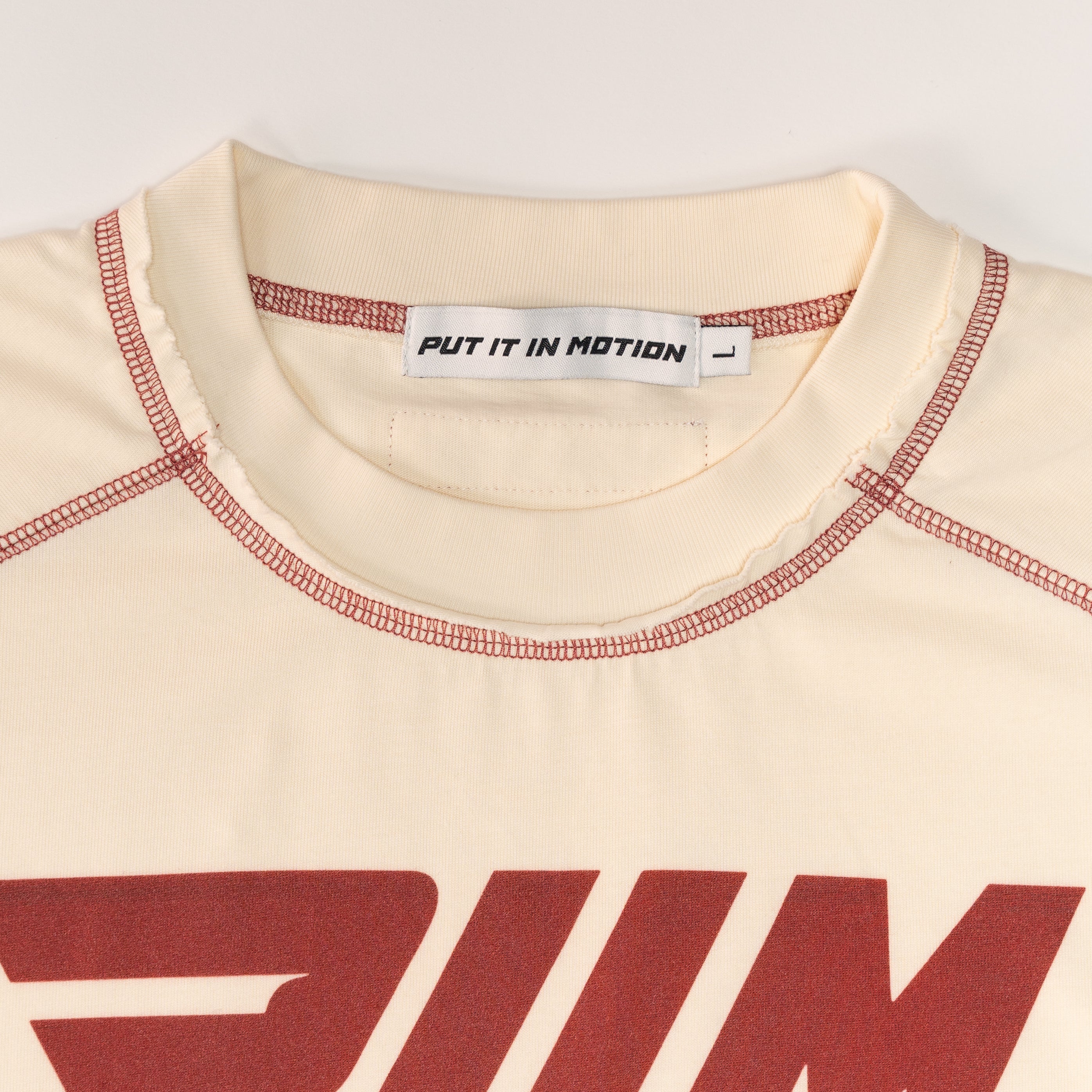 'The Motion' Tank KREMA MAROON